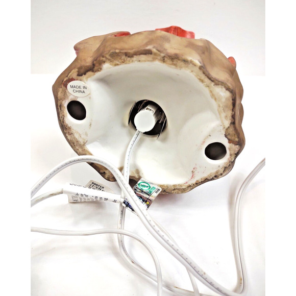 Vintage Ceramic Holiday Angel Tabletop Night Light by Elements 10 in Glow NIB - Picture 9 of 12